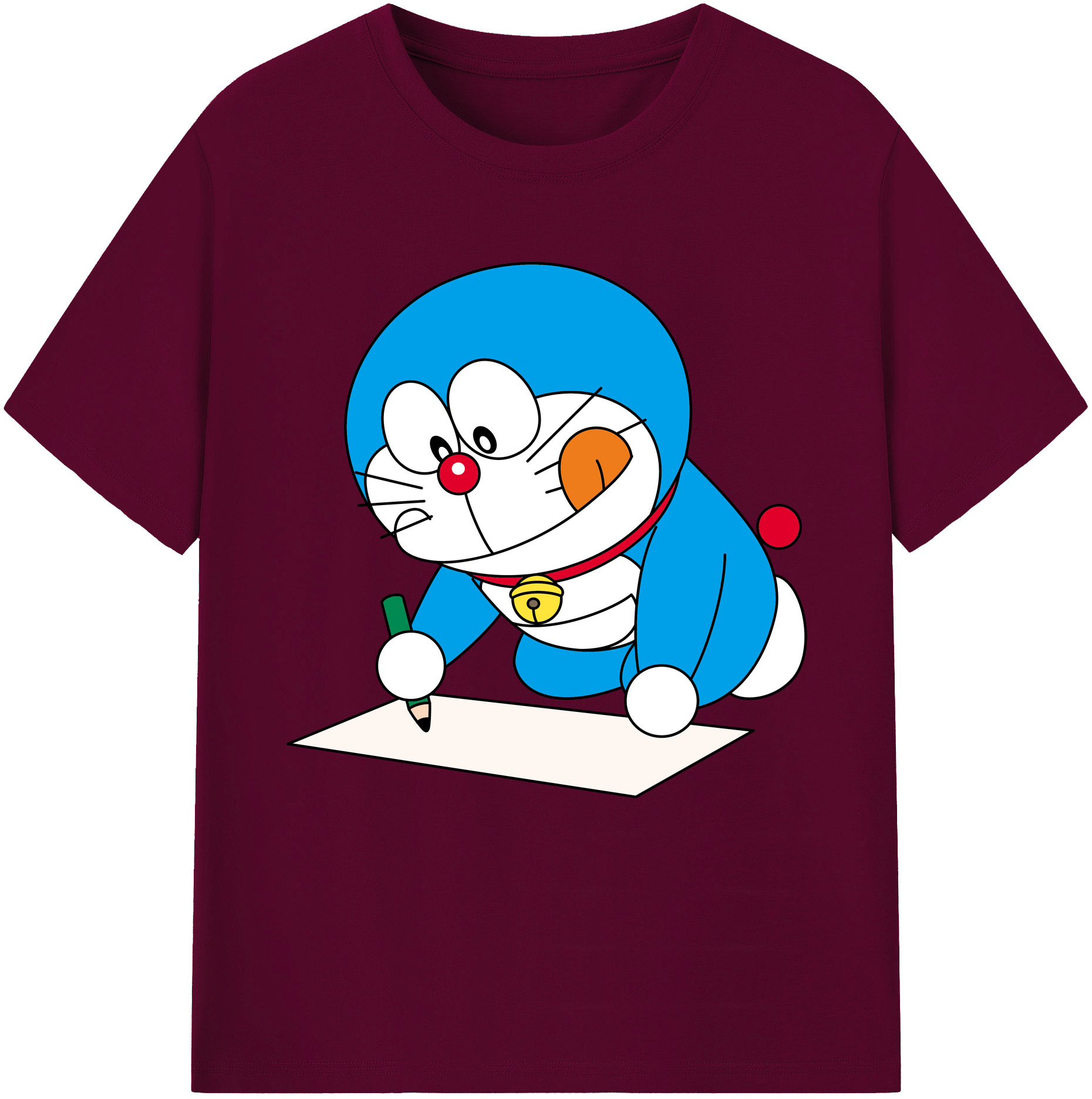 （画像用） ドラえもん Doraemon レディースカジュアルプリントTシャツ（綿100％）